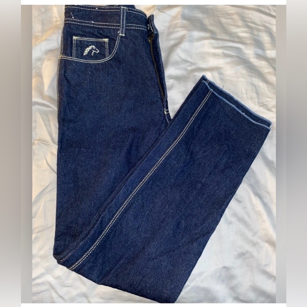 Vintage 70’s/80’s EXTREMELY RARE HORSE POCKET Jordache jeans! Price is firm 🤠